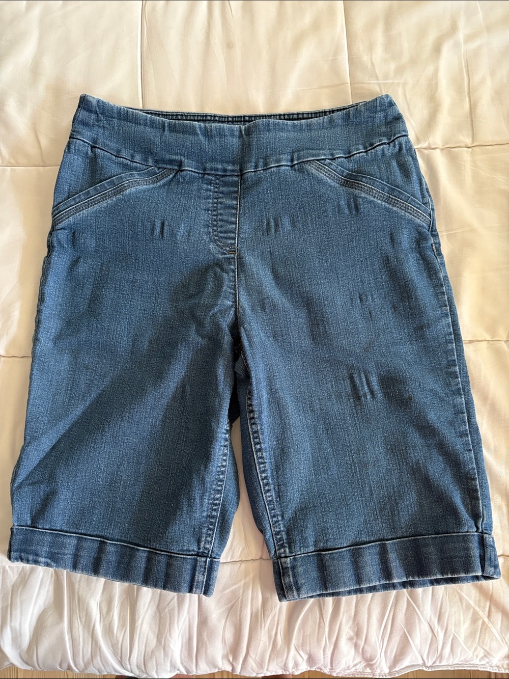 Westbound Denim Bermuda Shorts in Blue